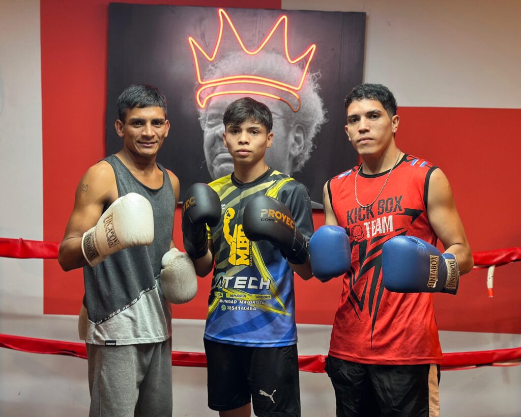 Tres santiagueños compiten por títulos en una inédita velada boxística
