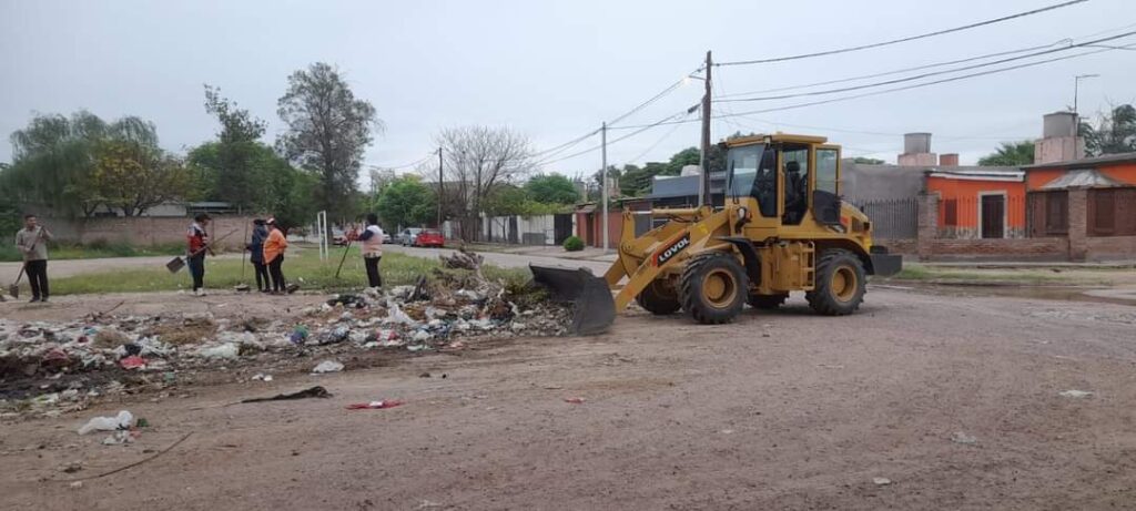 Se refuerzan los trabajos de erradicación de basurales en diferentes sectores de la ciudad