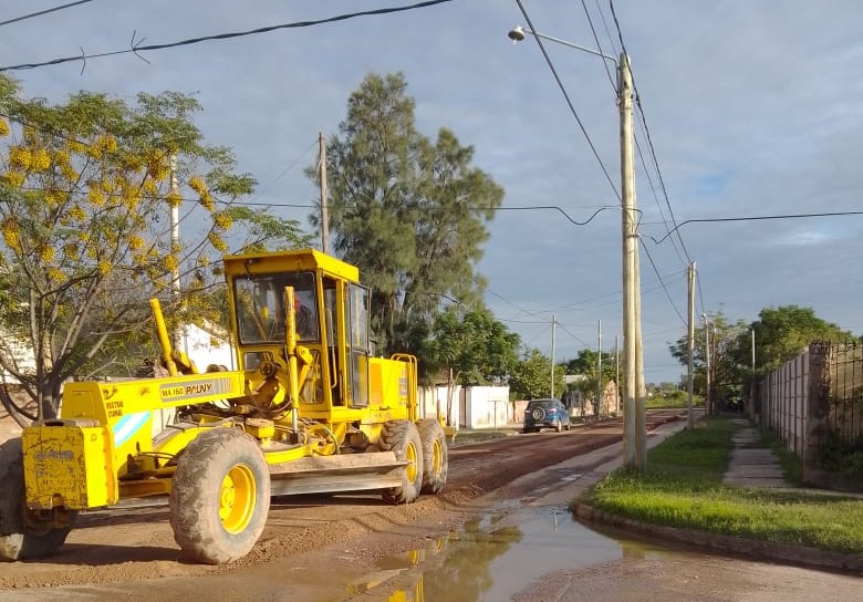 Avanza el Plan de Mejoramiento de Calles en el barrio Central Argentino