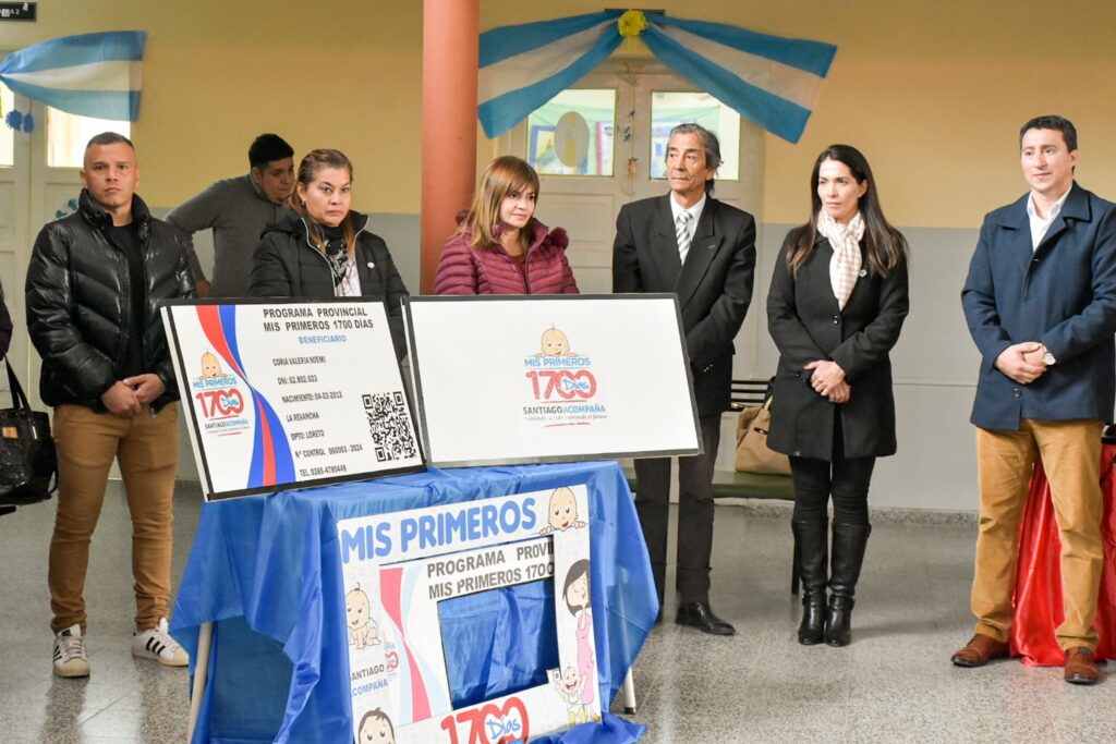 Presentaron en Villa la Punta el carné de beneficiarios del programa ‘Mis primeros 1700 días’