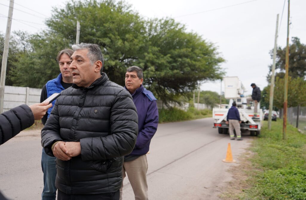 La gestión del intendente Nediani avanza con el Plan de Reconversión Lumínica