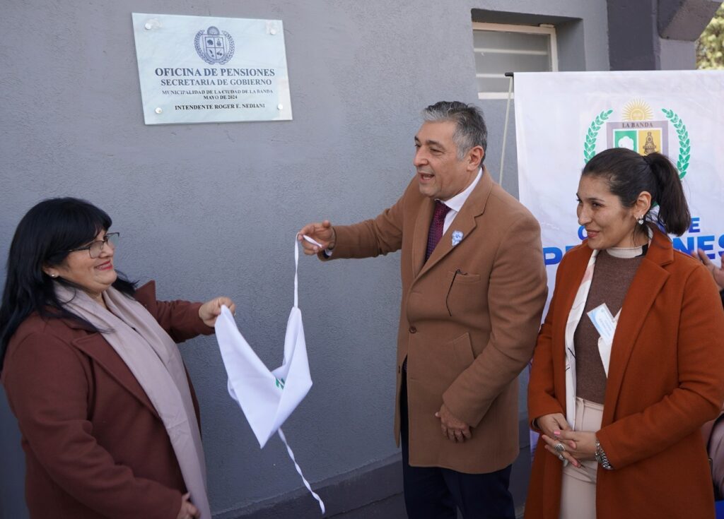 Nediani habilitó las nuevas instalaciones de la Oficina de Pensiones