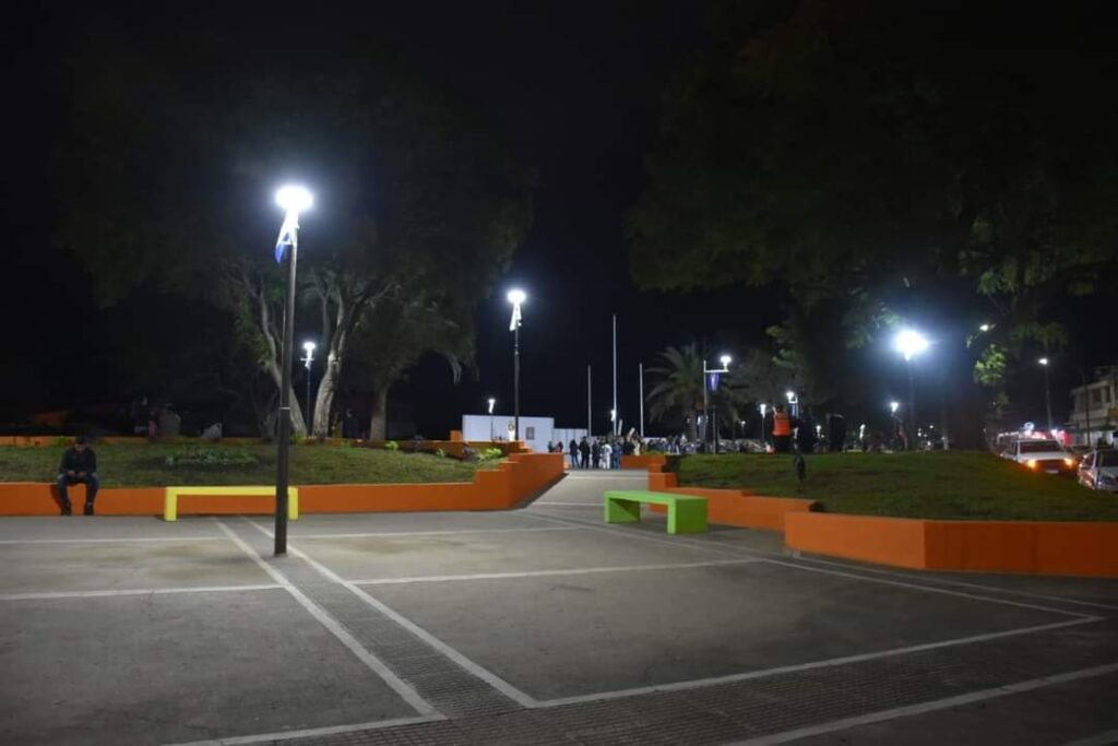 Frías: Habilitaron las obras de puesta en valor de la plazoleta “Manuel Belgrano”