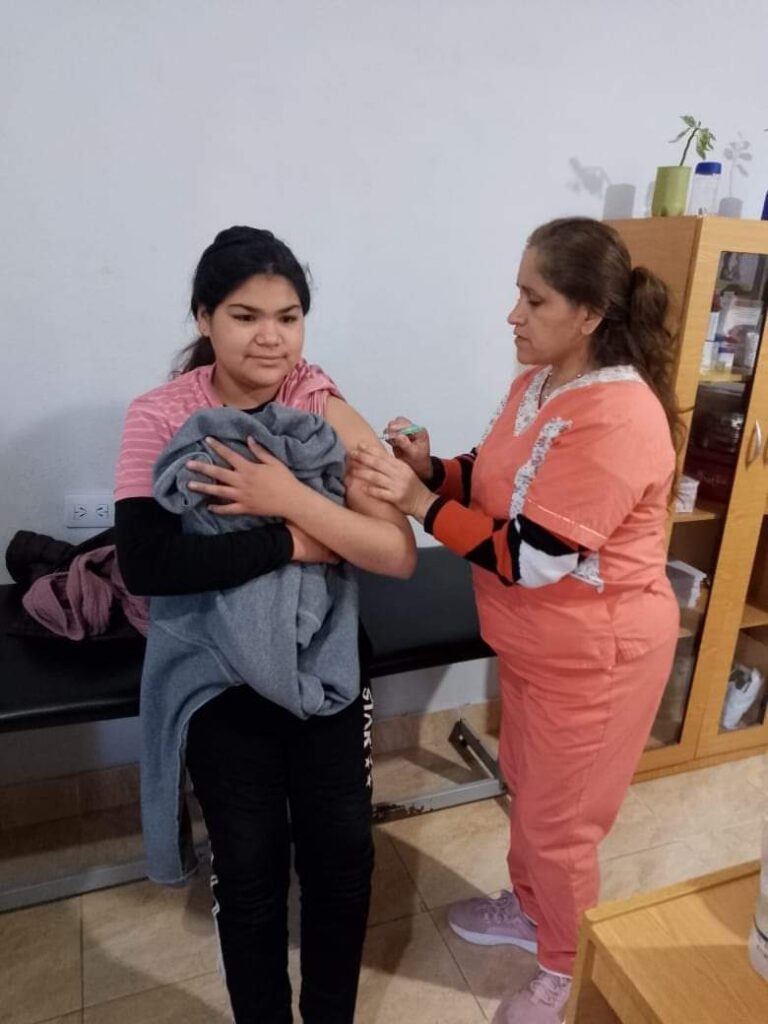 En Beltrán inició la vacunación contra la gripe