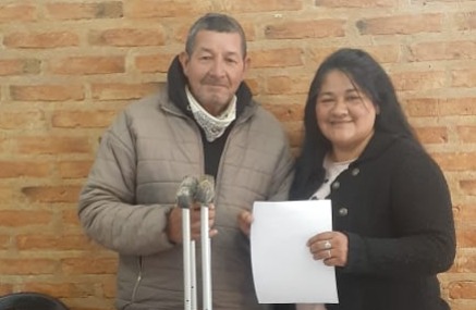 La Municipalidad de La Banda asistió a un vecino que padece una discapacidad motora