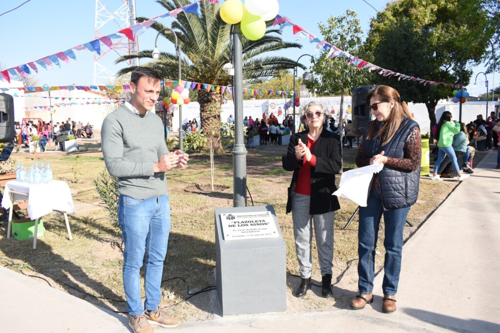 Los vecinos de Fernández cuentan con una renovada “Plazoleta de los niños”