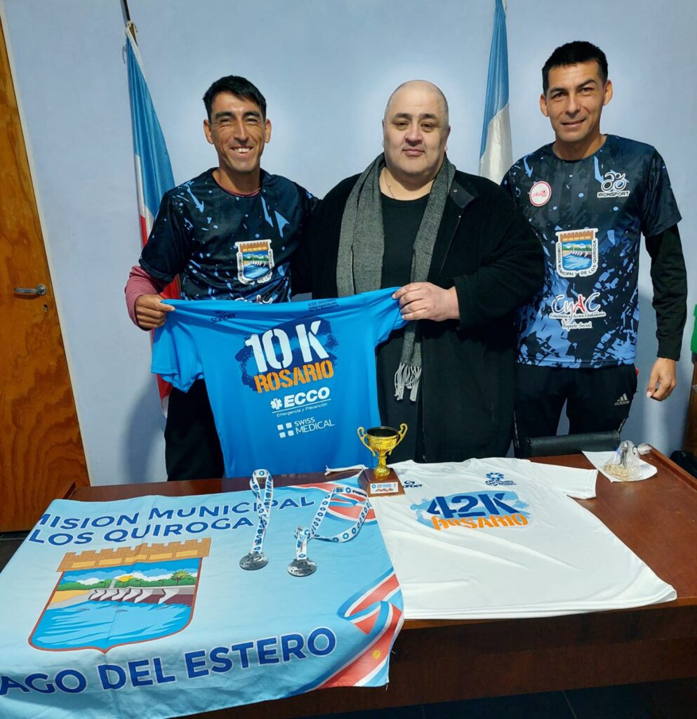 Notable desempeño de atletas quiroguenses en la XXII Maratón de la Bandera en Rosario
