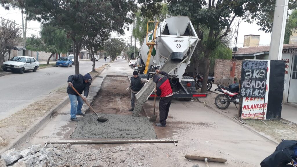 Nediani avanza con el Plan de Mejoramiento Integral de Calles en La Banda