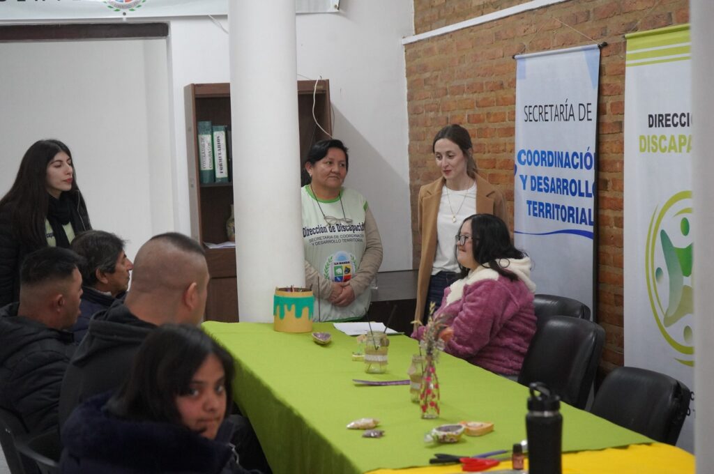 Comenzó el taller municipal para adultos mayores con discapacidad