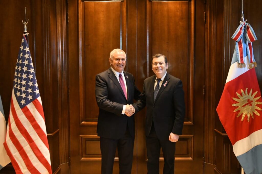 El gobernador Zamora recibió al embajador de EE.UU. en Argentina