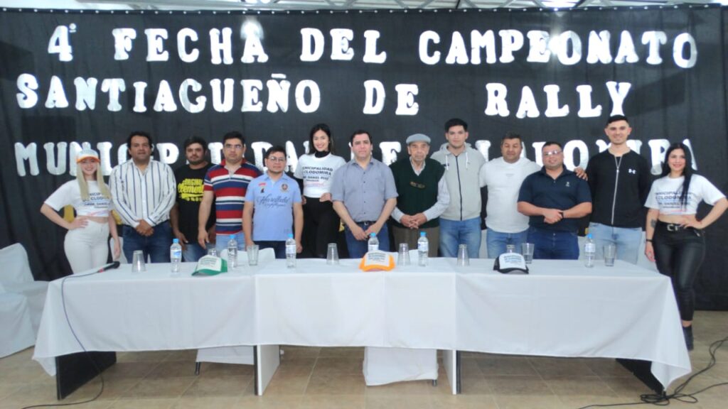 Presentaron a los pilotos que representarán a Clodomira en el Rally Provincial
