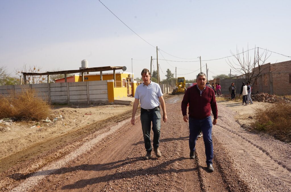 Nediani sostiene la ejecución de diversas obras públicas en La Banda 