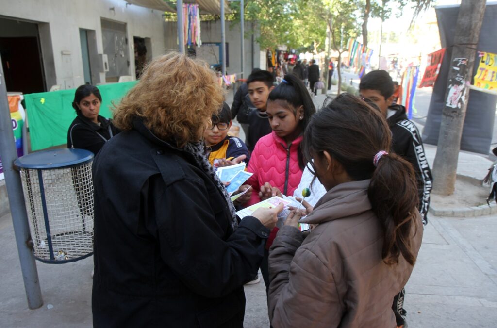 Intervención urbana en apoyo a las víctimas de agresiones sexuales