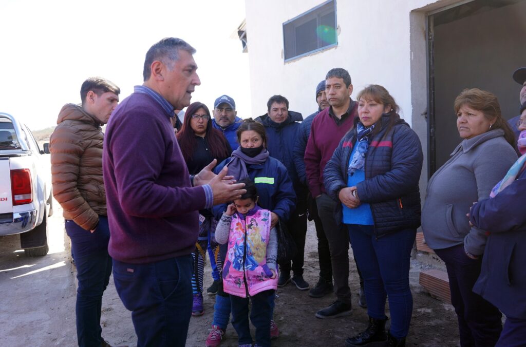 El intendente Nediani visitó la obra del Obrador San Fernando El intendente Nediani visitó la obra del Obrador San Fernando
