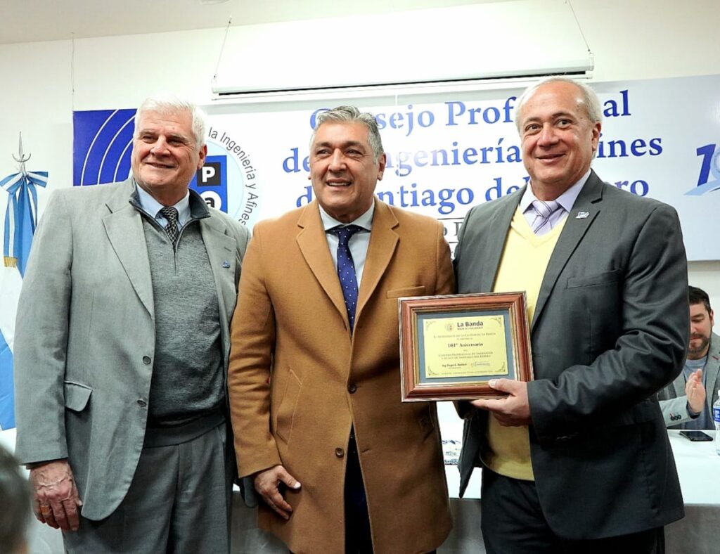 Nediani fue distinguido como matriculado vitalicio del CPIA – SDE