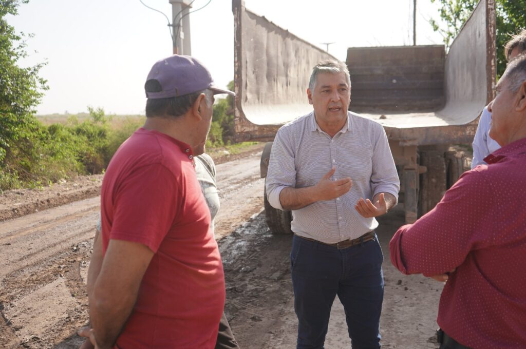 Nediani visitó los trabajos en el Barrio Gorrini y refuerza el diálogo con los vecinos