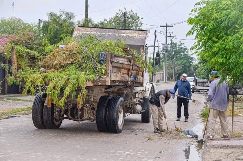En Clodomira continúan con los trabajos de limpieza en todos los barrios