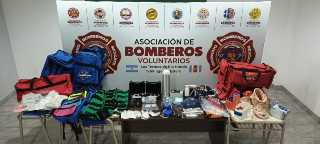 Las Termas: Bomberos Voluntarios adquirió nuevas herramientas de trabajo