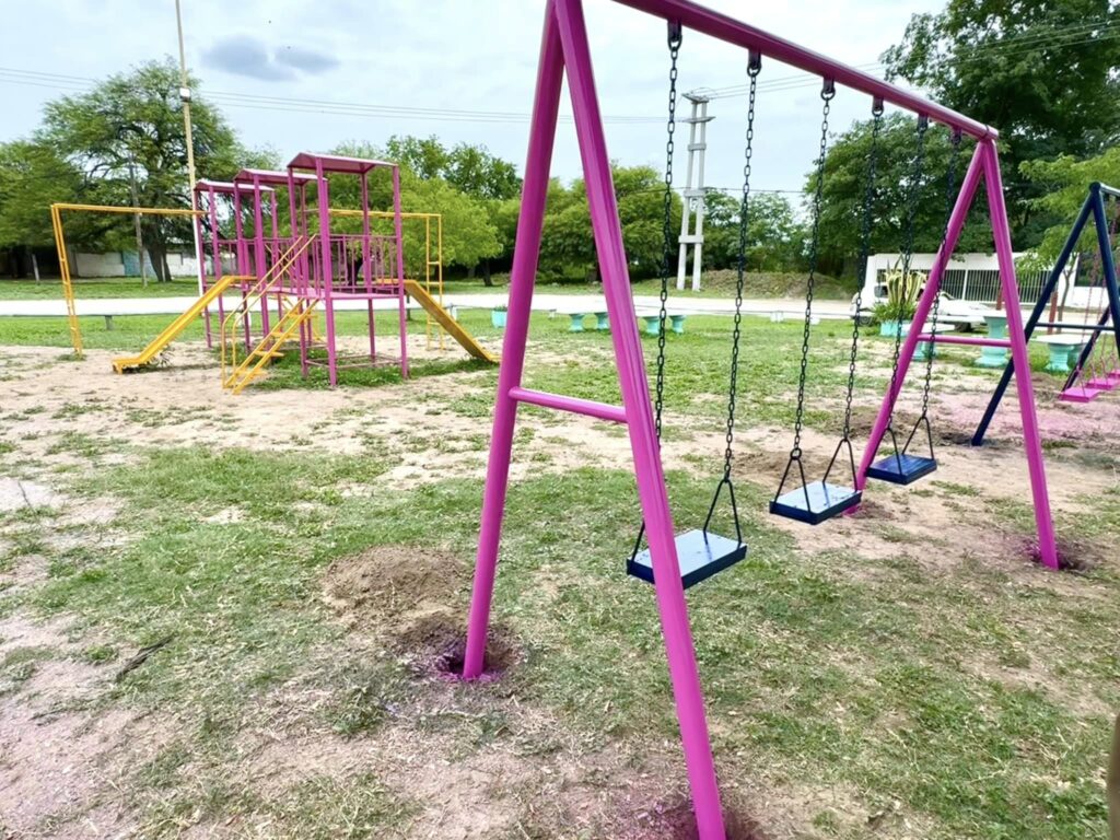 La plaza de San Ramón fue completamente renovada con más juegos y mejoras 