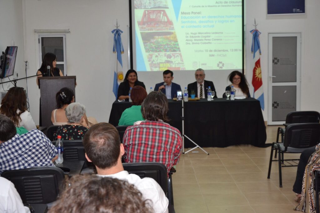 Humanidades conmemoró el Día de los Derechos Humanos con una mesa panel