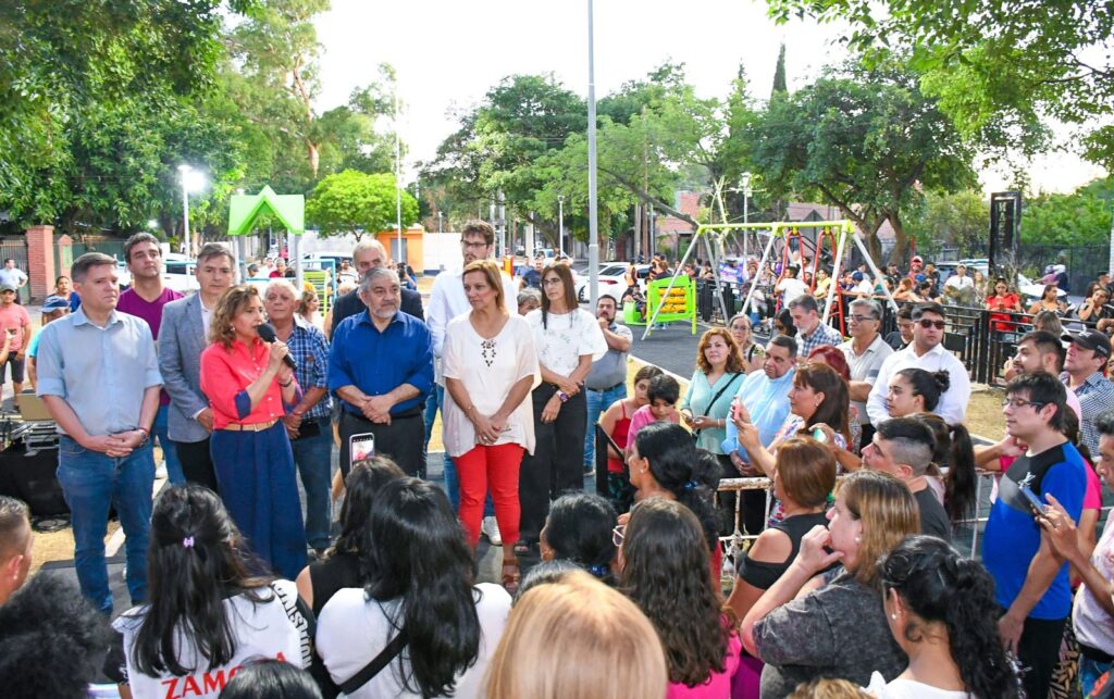 El barrio Huaico Hondo cuenta con la plazoleta “Narciso Laprida”, un nuevo espacio verde