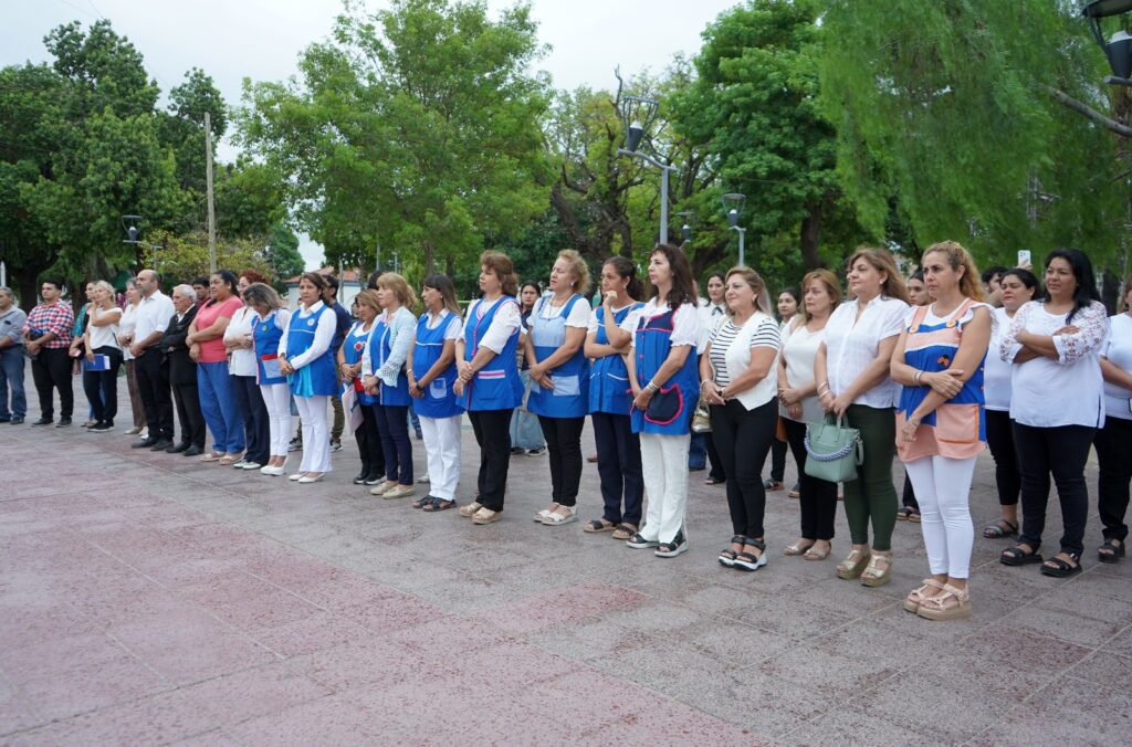 La Banda celebró el 213° aniversario de la creación y primer enarbolamiento de la Bandera Nacional