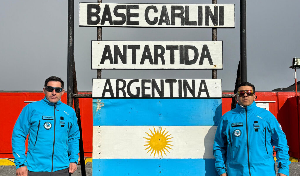 El desafío antártico de un marino santiagueño