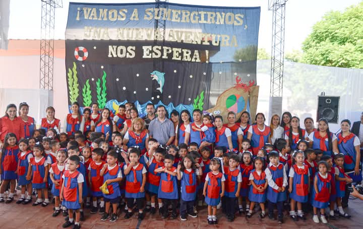 El intendente Ruiz presidió el acto de apertura del ciclo lectivo en Clodomira