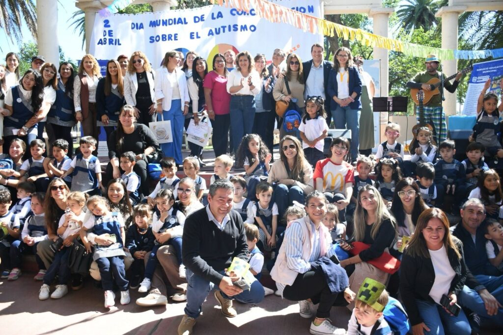 Los jardines de infantes municipales de Capital conmemoraron el día Mundial del Autismo