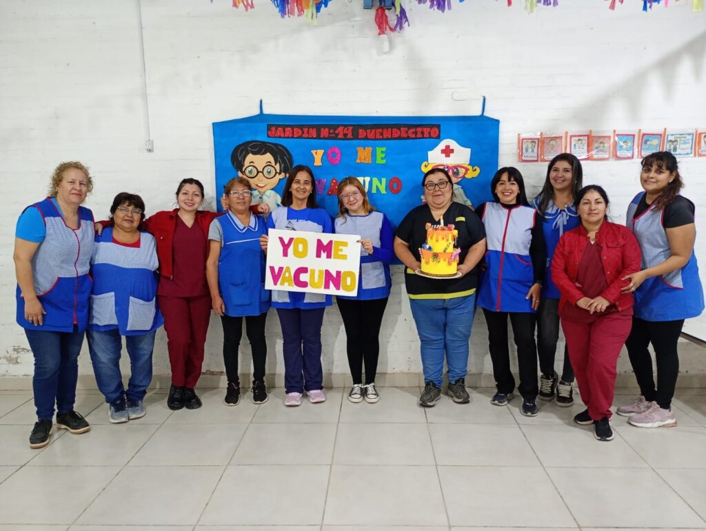 El CIC San Carlos realizó vacunación antigripal en el Jardín Municipal N°14