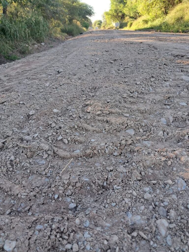 Nueva Esperanza: Realizaron mejoras viales en el barrio Bicentenario