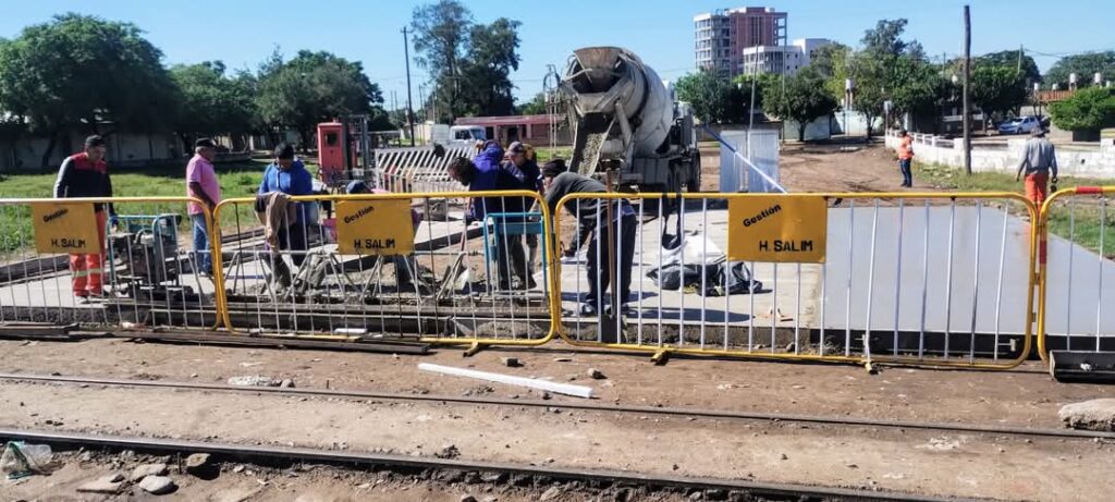 Frías: El Municipio construye un paso a nivel en el sector norte de la ciudad