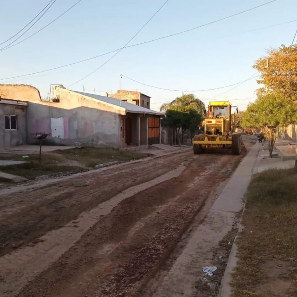 Continúan los trabajos de mejoramiento integral de barrios en Las Termas
