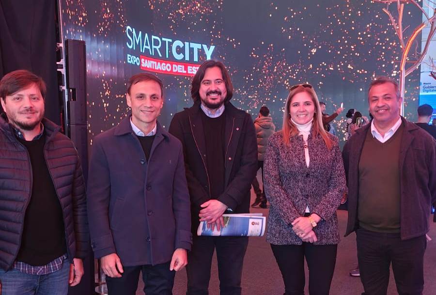 El intendente de la ciudad de Fernández presente en la Smart City Expo