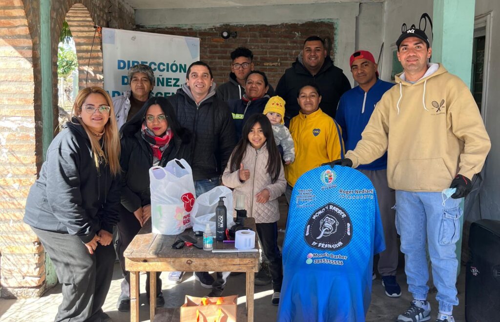 El Proyecto Tijeritas benefició a familias del barrio Menéndez