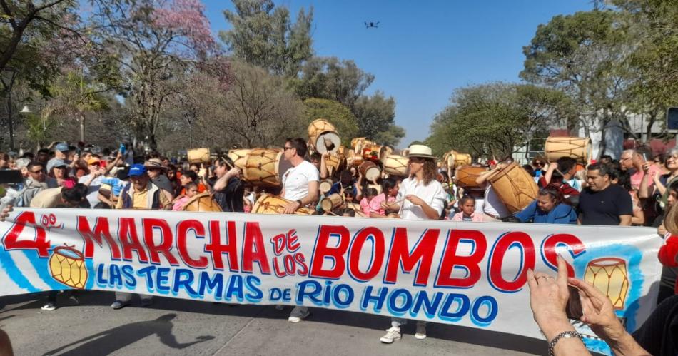 Las Termas: Presentaron la 5° Edición Marcha de Los Bombos