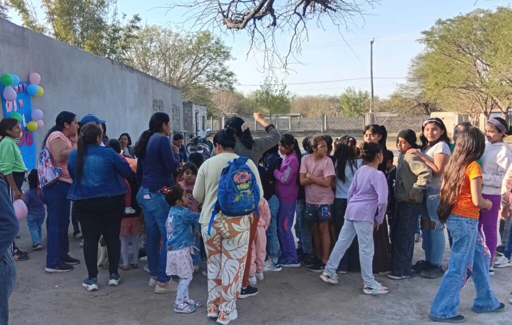 Hubo fiesta para los chicos de todos los barrios de Los Quiroga