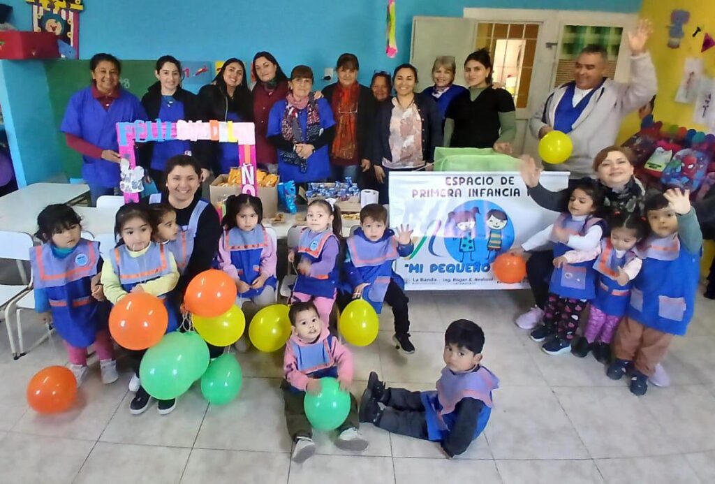 Jornada de vacunación en el jardín “Caritas” del barrio Villa Rosita