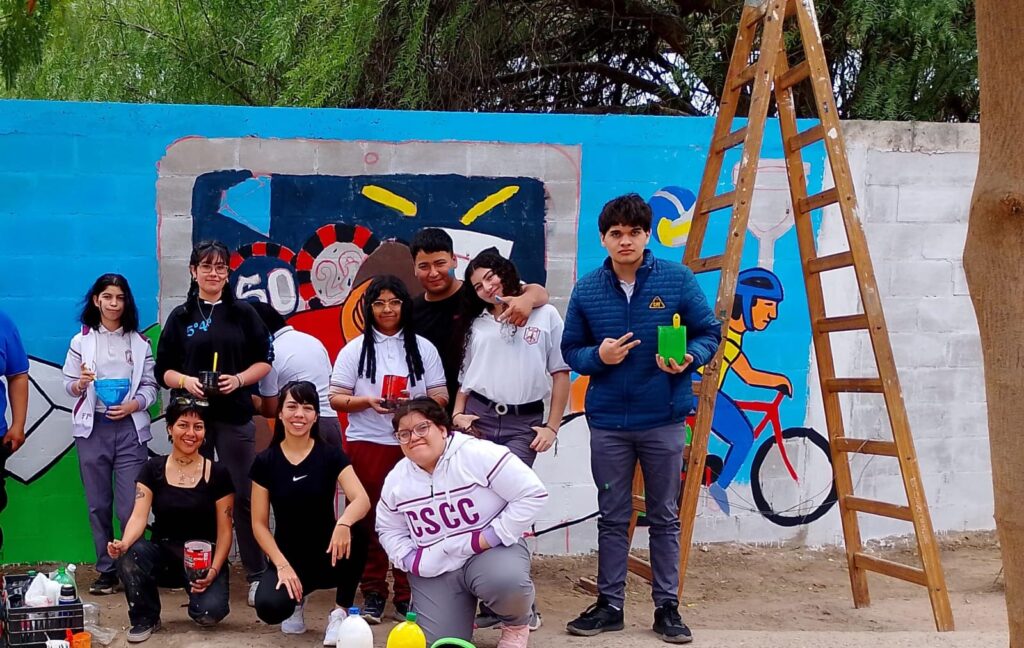 Inició la edición 2025 de Pinta Conciencia con alumnos de colegios secundarios