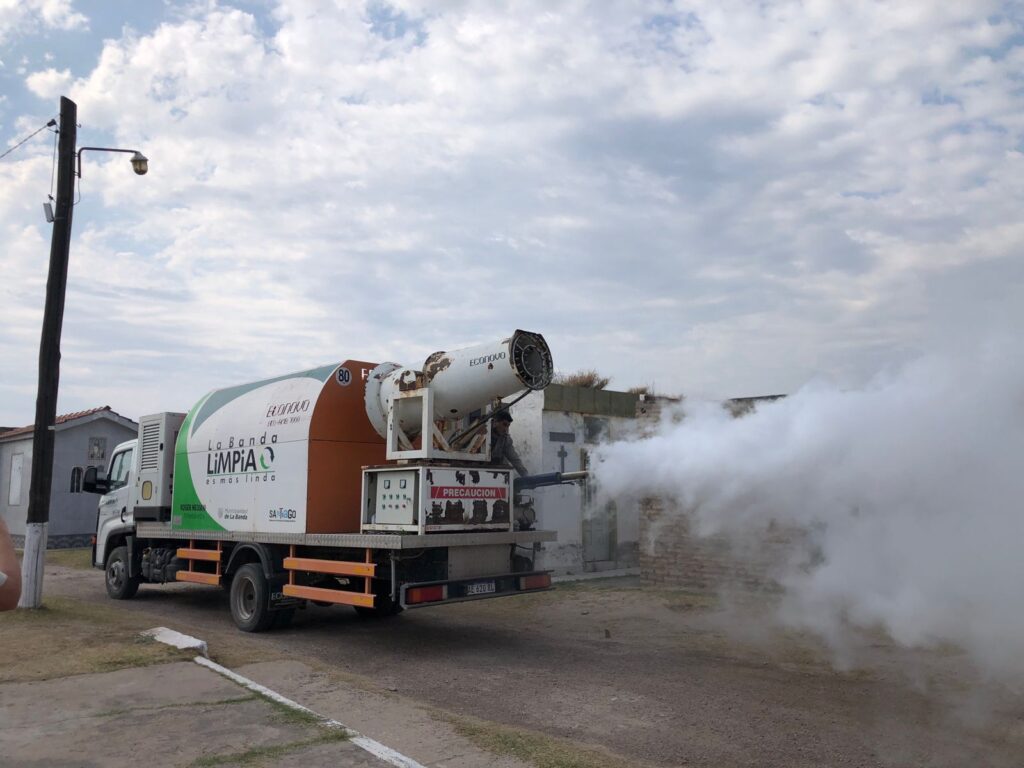 El municipio bandeño presentó el cronograma de fumigación para esta semana