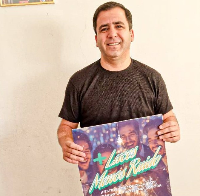El intendente Ruiz llamó a los vecinos de Clodomira a disfrutar de las fiestas de fin de año con “Más luces y menos ruidos”