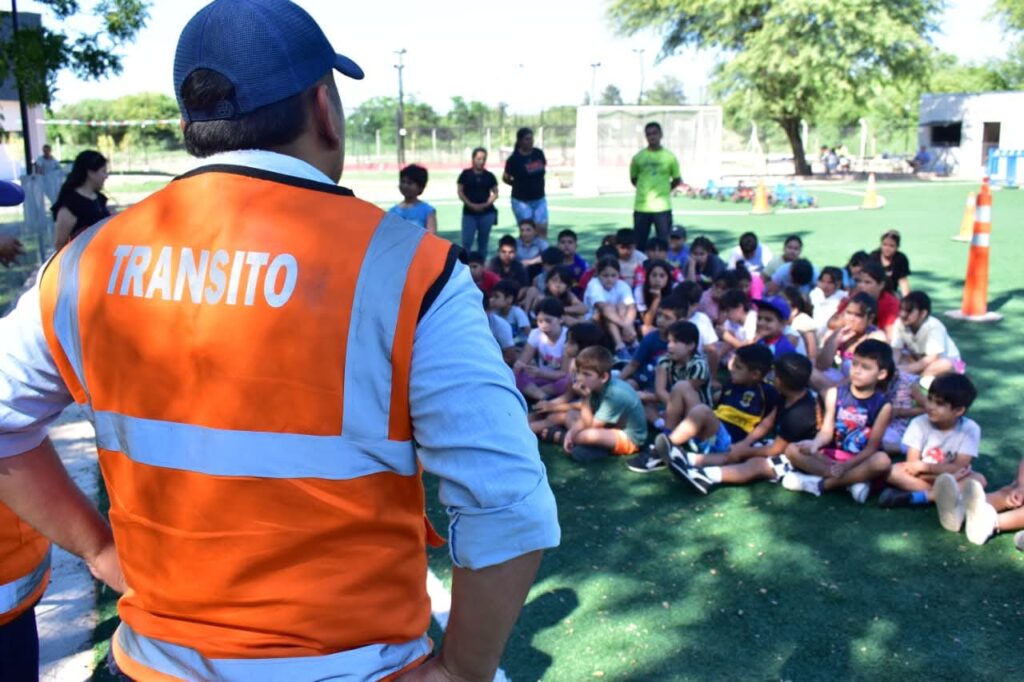 Fernández: Tránsito realizó una charla sobre Seguridad Vial en la Colonia de Vacaciones