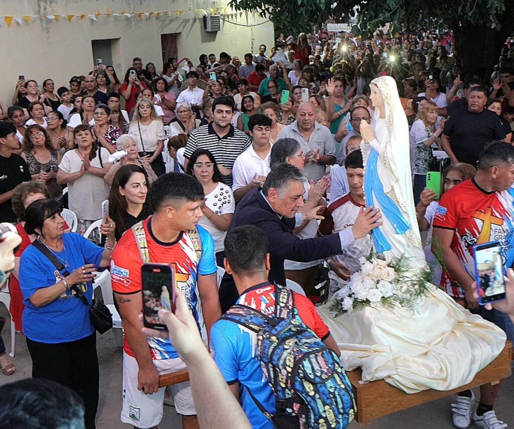 Vecinos de La Banda celebraron la fiesta patronal de Nuestra Señora de Lourdes