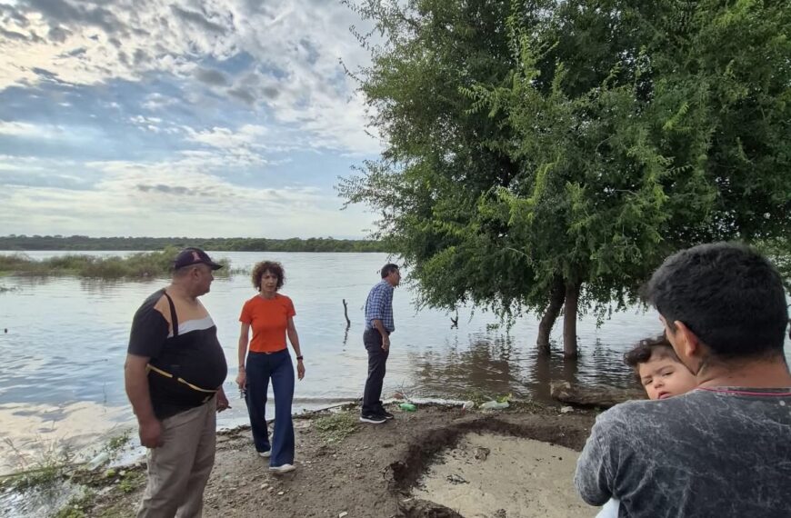 En Las Termas continúan los trabajos de contención y prevención