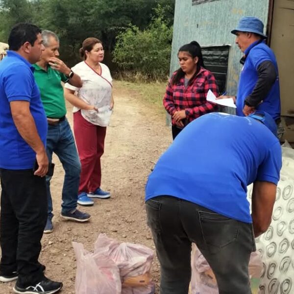 Autoridades de la provincia continuan con asistencias y monitoreos en zonas afectadas por la crecida del río Utis