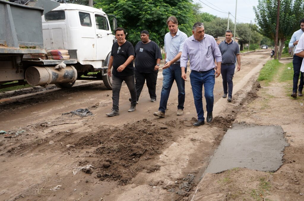 Avanzan las obras de mejoramiento de infraestructura en el Barrio San Javier