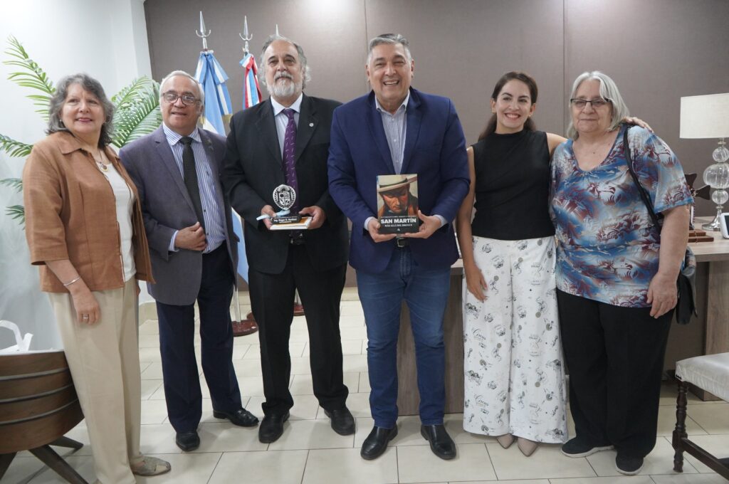 Nediani mantuvo una reunión con la Asociación Sanmartiniana
