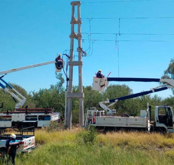 Por obras en las redes programaron cortes de energía