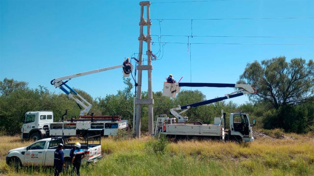 Por obras en las redes programaron cortes de energía
