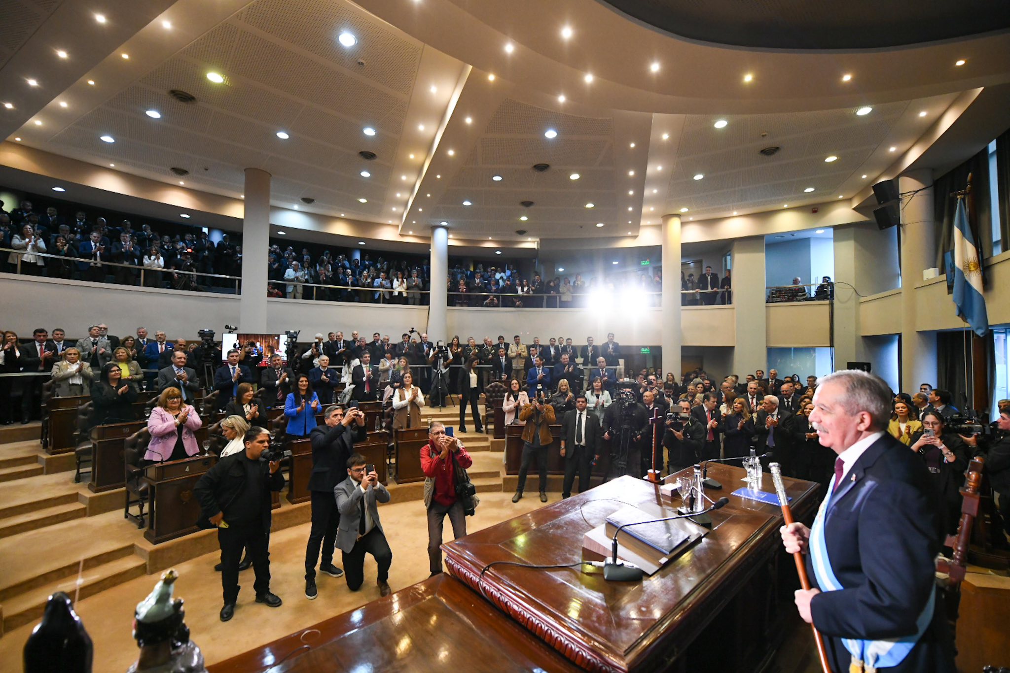 Obras, salud, educación y producción: los ejes de gestión que destacó Suárez en su mensaje anual